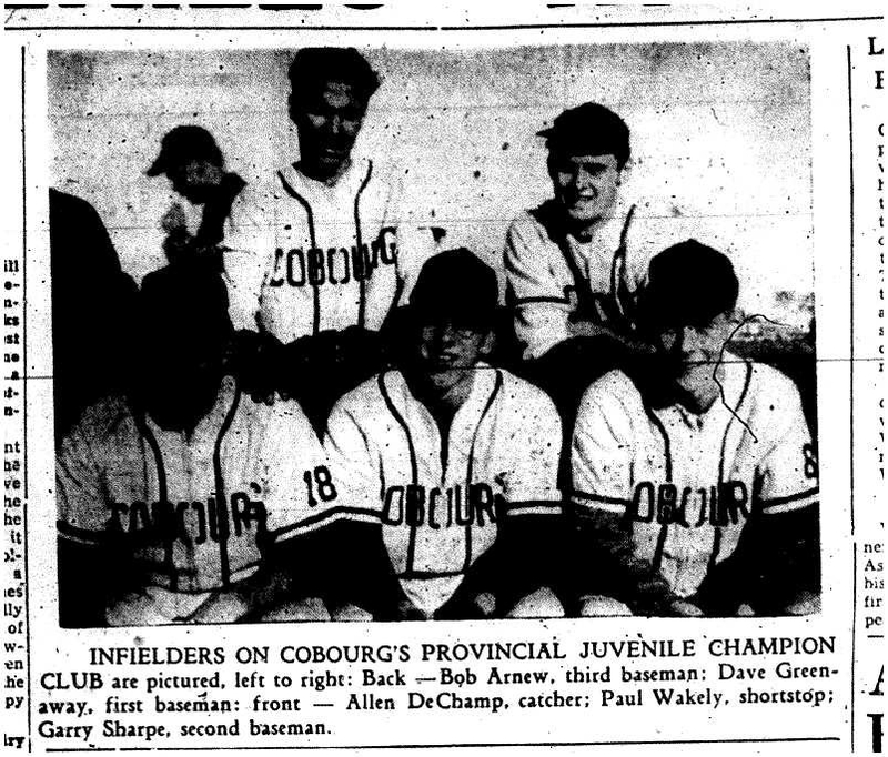 1958-10-16 Baseball -Juvenile champ infielders pic
