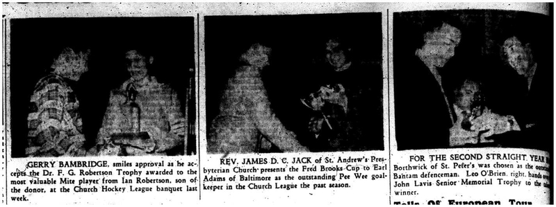 1959-04-30 Hockey -CCHL awards banquet