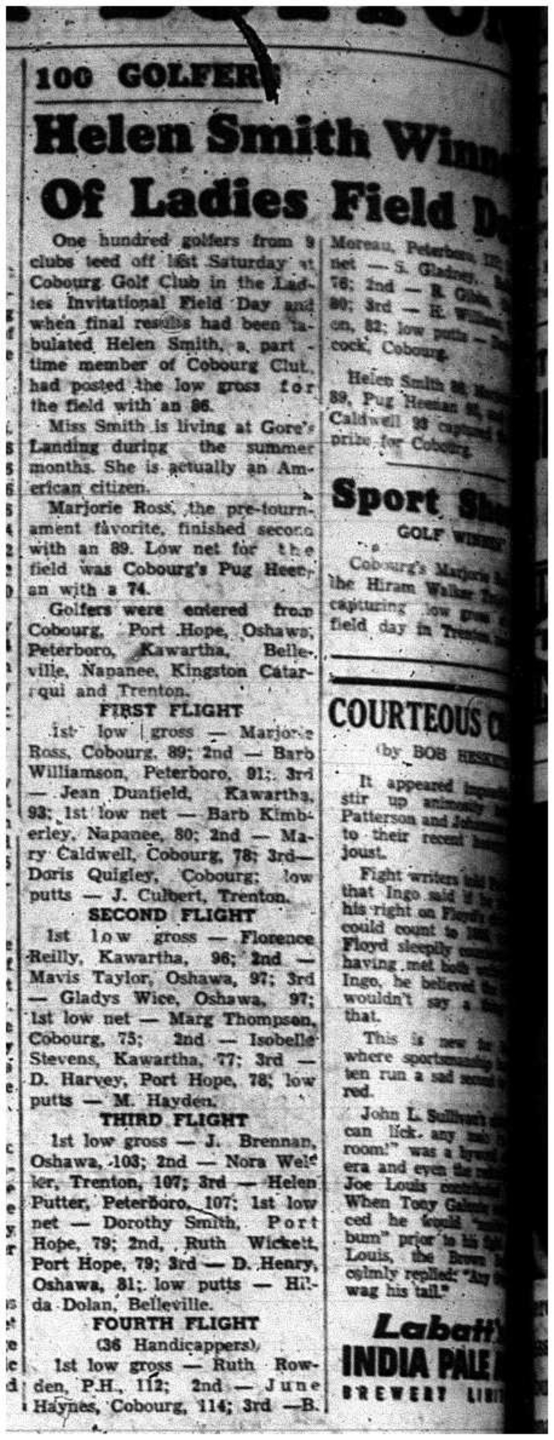 1960-06-23 Golf -Ladies Invitational