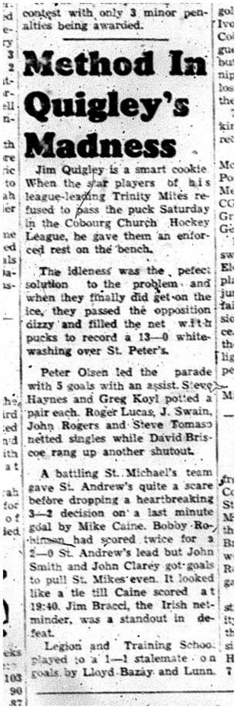 1960-12-22 Hockey -CCHL games