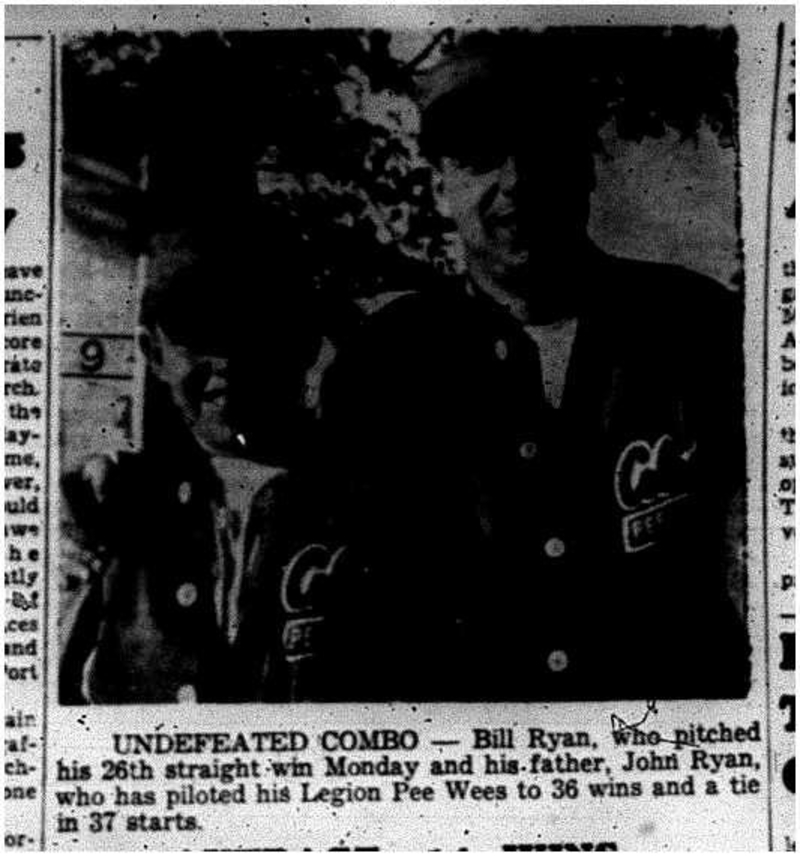 1961-08-23 Baseball -PeeWees Ryans -Father & Son