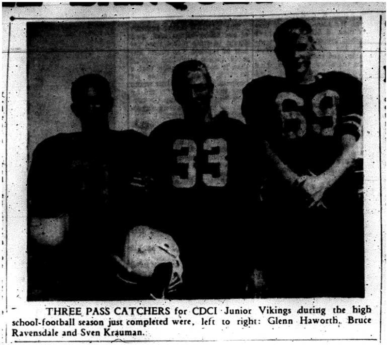 1961-10-26 School -CDCI Football receivers