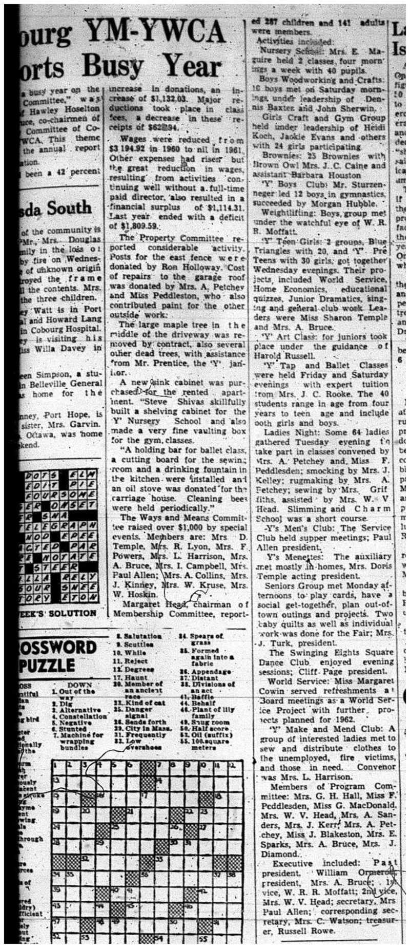 1962-03-07 Recreation -YMCA overview