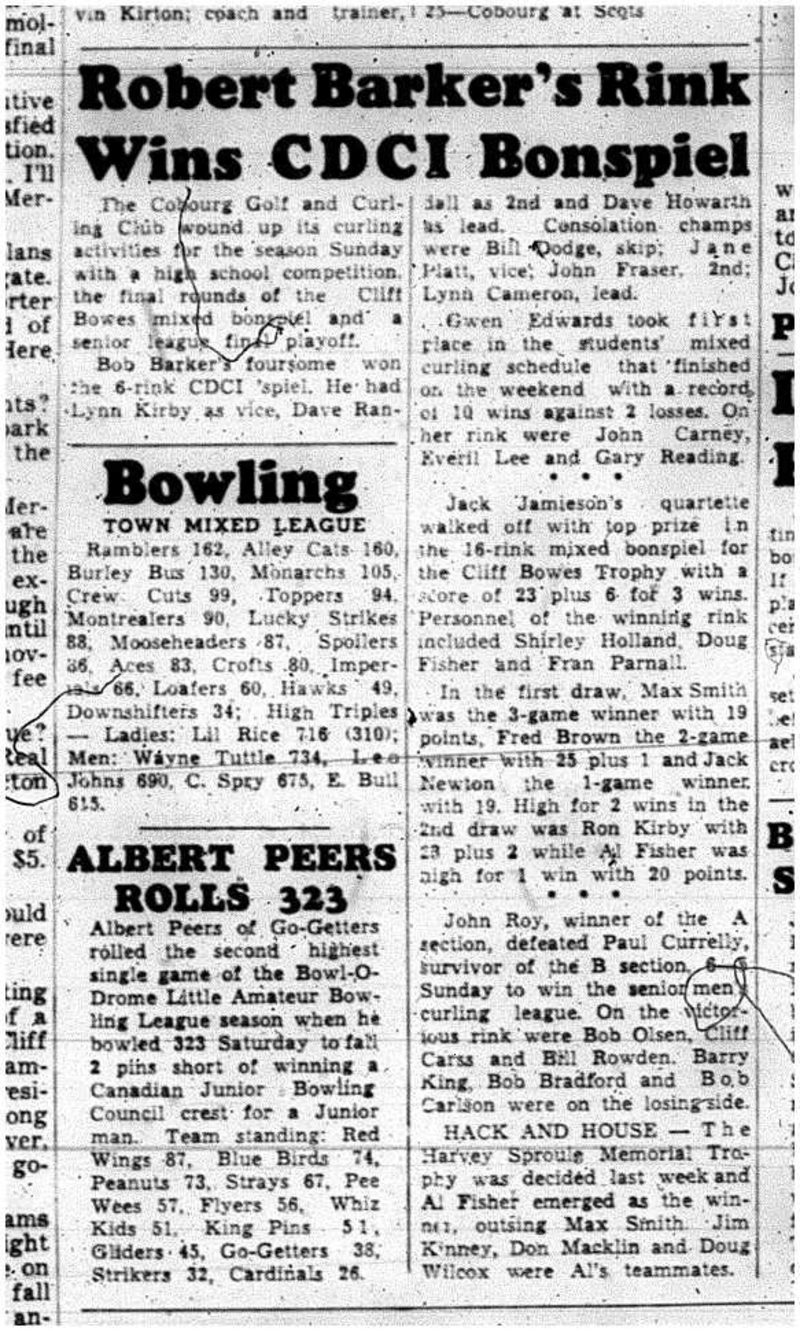 1962-04-11 School -CDCI Curling