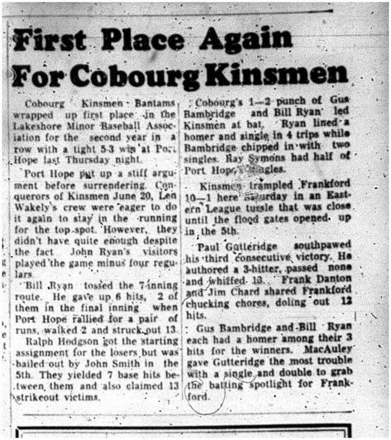 1963-07-10 Baseball -Bantams vs PH