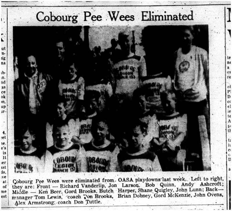 1963-09-04 Baseball -PeeWees eliminated
