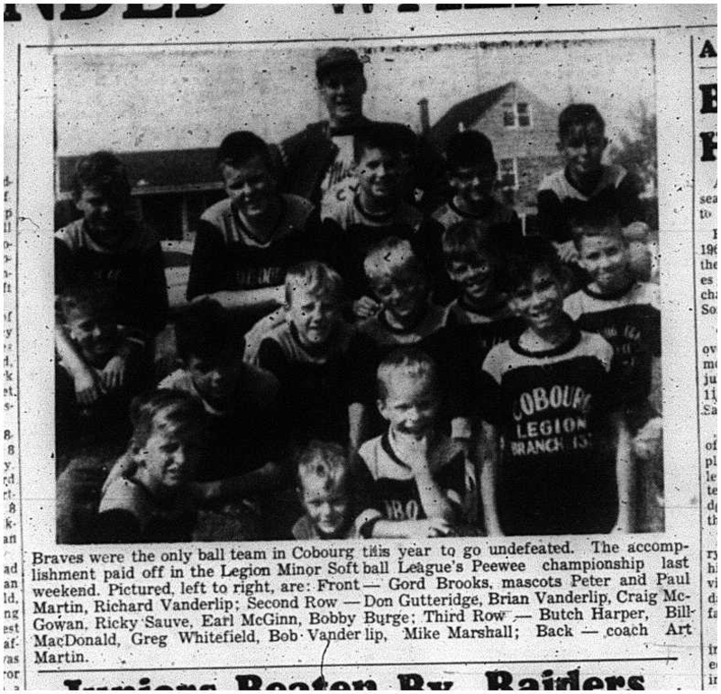 1963-10-09 Softball -Legion PeeWee Braves