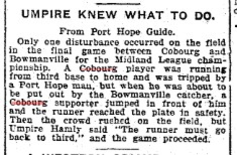 1902-10-21 Baseball -Umpire Makes Call When Fan Jumps on Field-TO Star