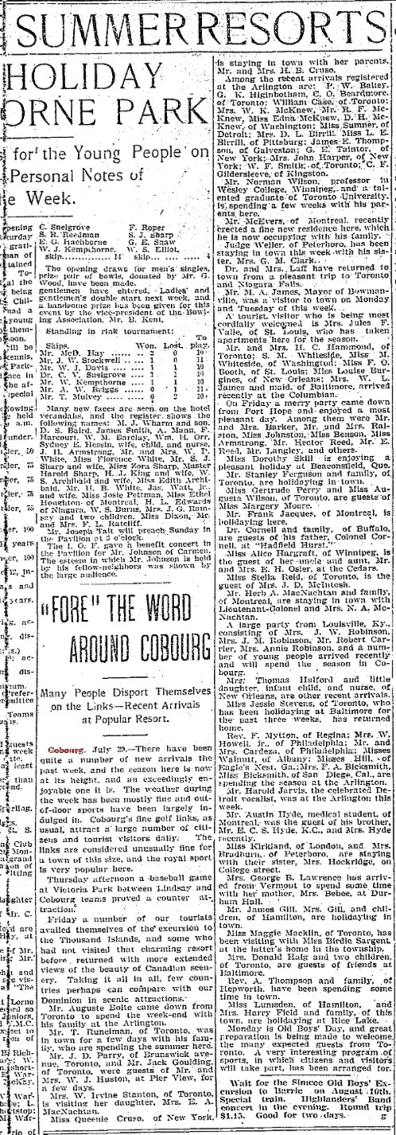 1904-07-30 Golf -Summer arrivals enjoy links-TO Star