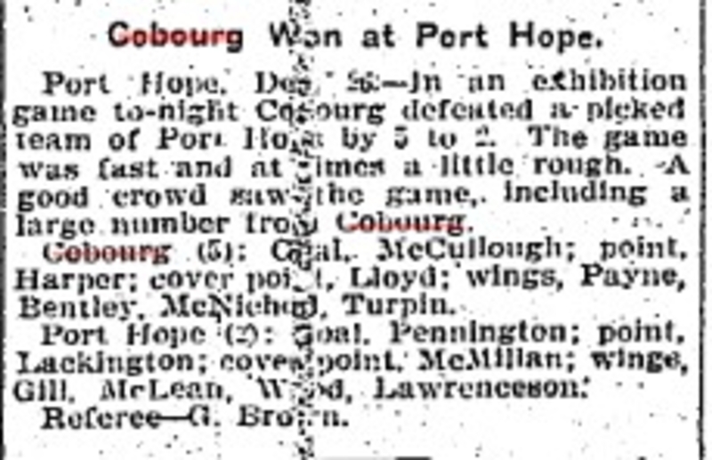 1904-12-27 Hockey -Juniors vs PH in exhibition-TO Star