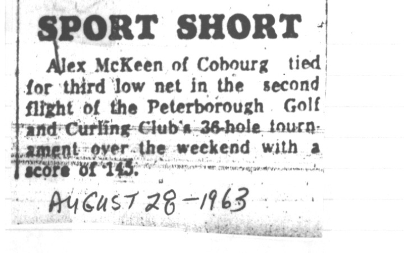 1963-08-28 Golf -Ptbo Tourney