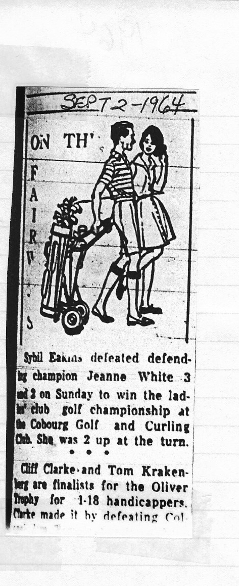 1964-09-02 Golf -Ladies Championship