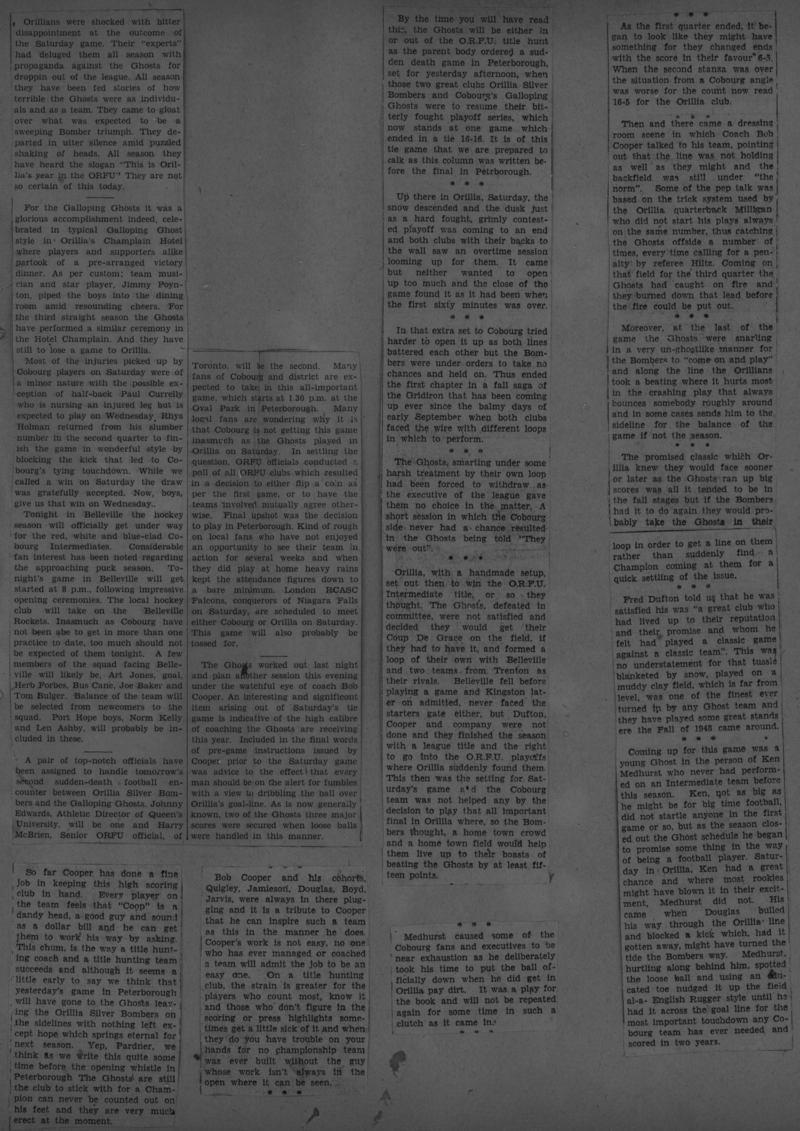 Football -Galloping Ghosts -1948 -B03-Playoffs