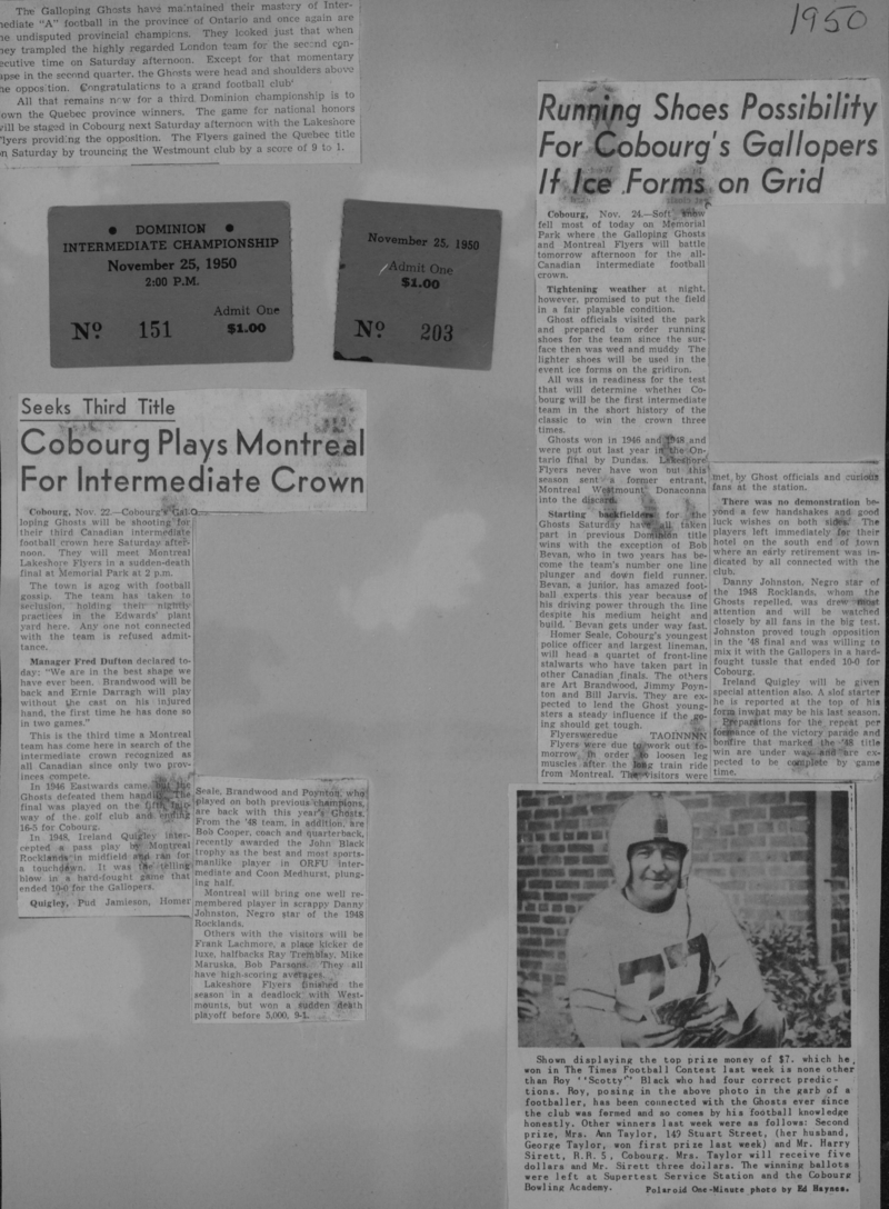 Football -Galloping Ghosts -1950 -B08-playoffs