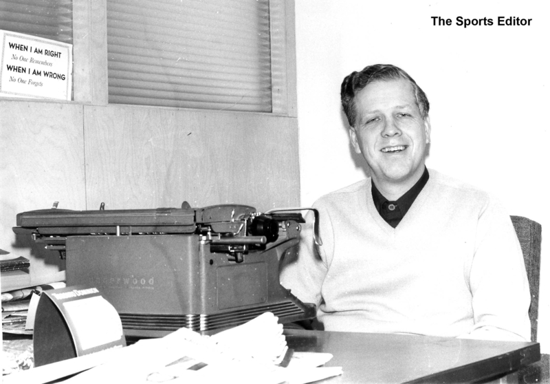 Layton at his desk