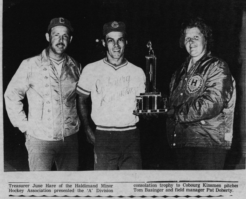Softball -Grafton Tournament -1976 -Mens-A Consolation-Cobourg Kinsmen