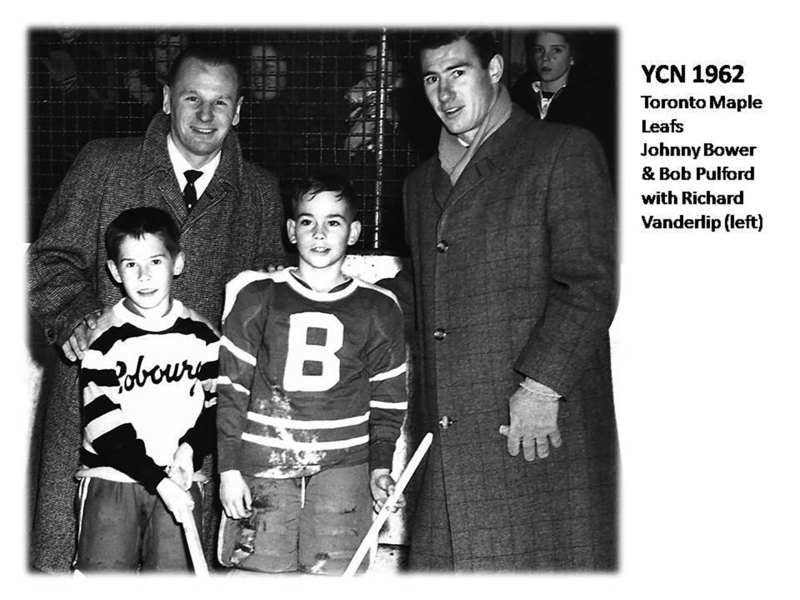 YCN-62-Johnny Bower-Bob Pulford-Richard Vanderlip