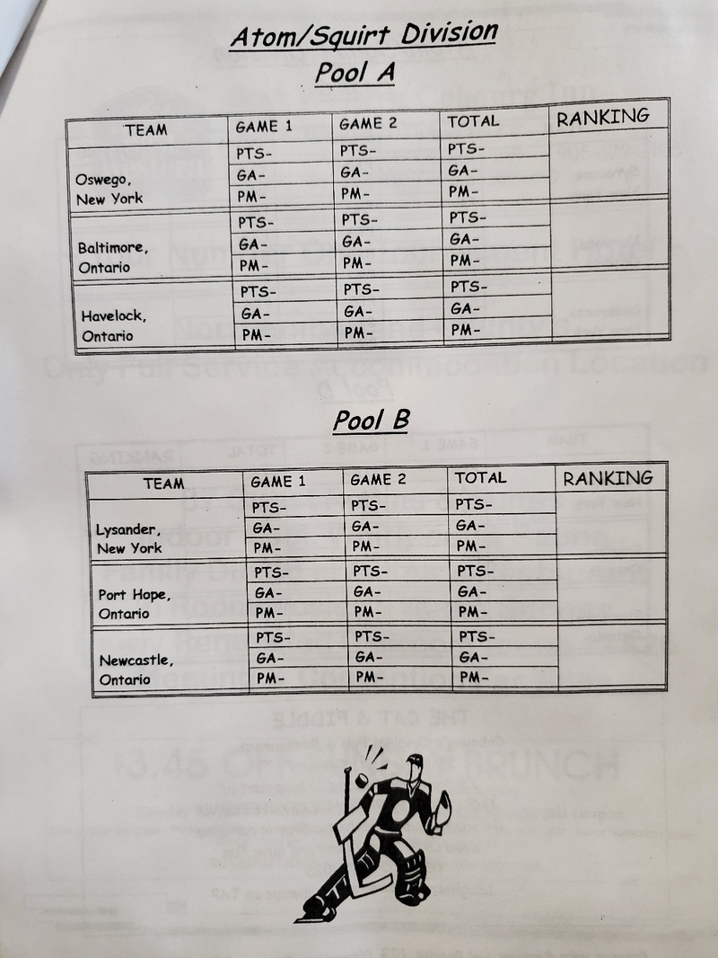 Youth Hockey Memorabilia