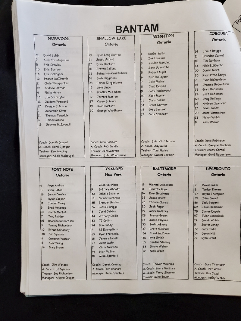 Youth Hockey Memorabilia