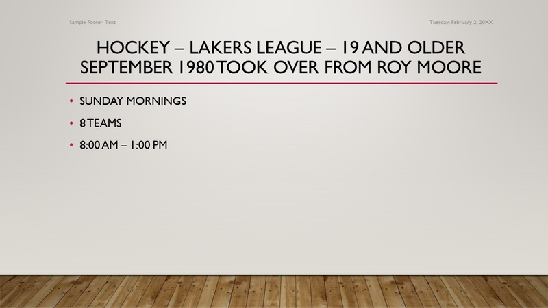 Leagues introduced and taken over