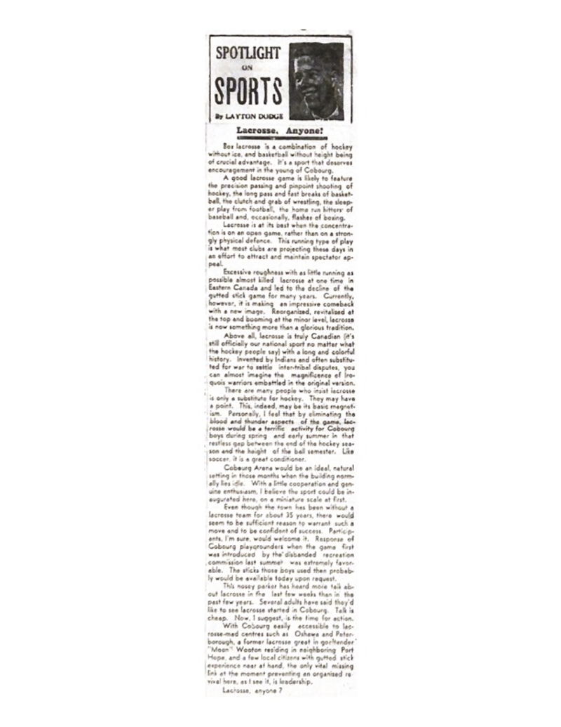 1968-04-17 Dodge -Spotlight on Sports - Lacrosse Explained