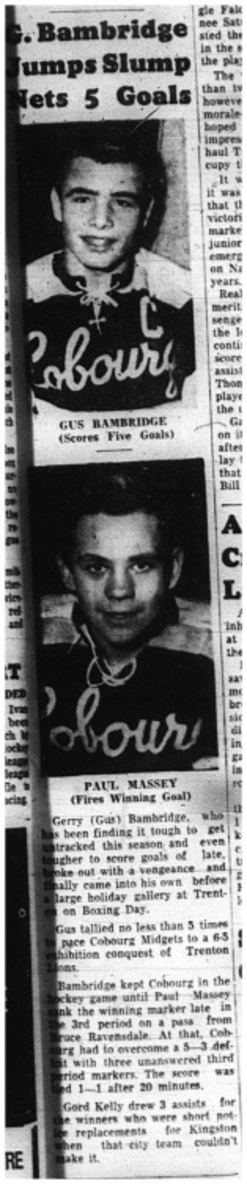 1964-01-01 Hockey -Cobourg Midgets vs. Trenton