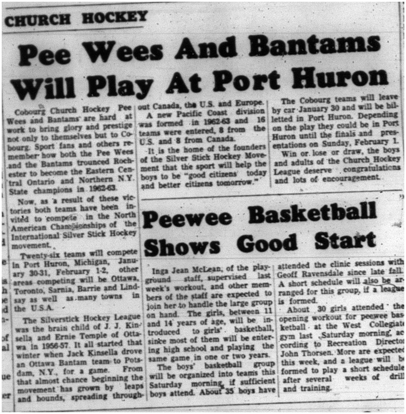 1964-01-15 Hockey -CCHL -Port Huron