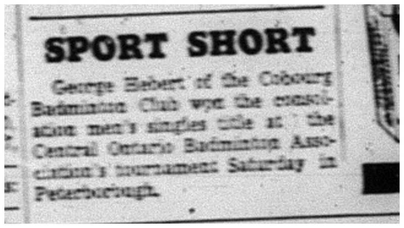 1964-01-29 Badminton -Sport Short