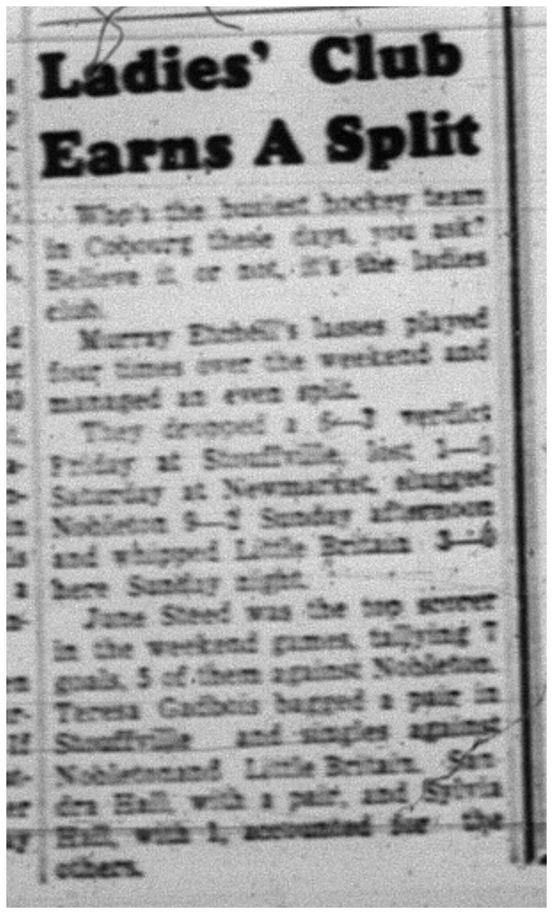 1964-01-29 Hockey -Ladies Club