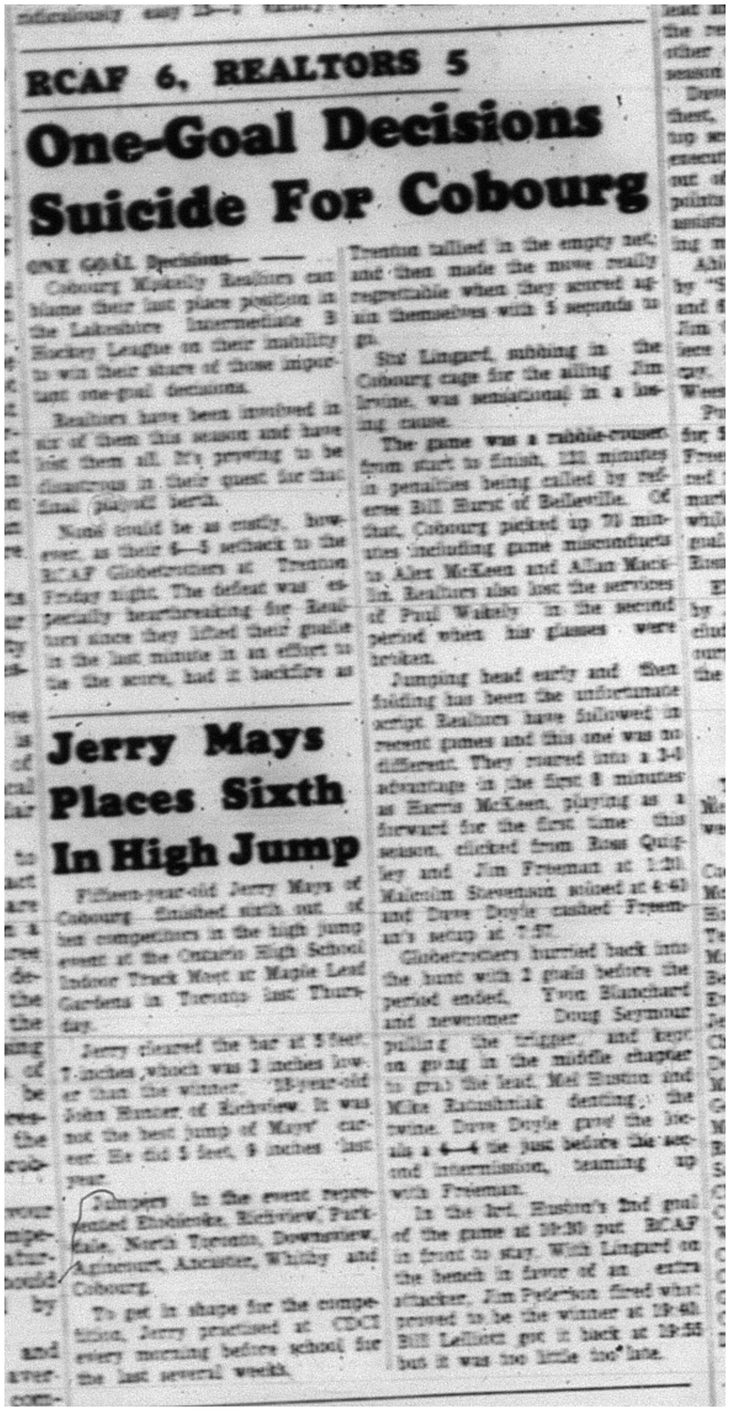 1964-01-29 Hockey -RCAF vs. Realtors