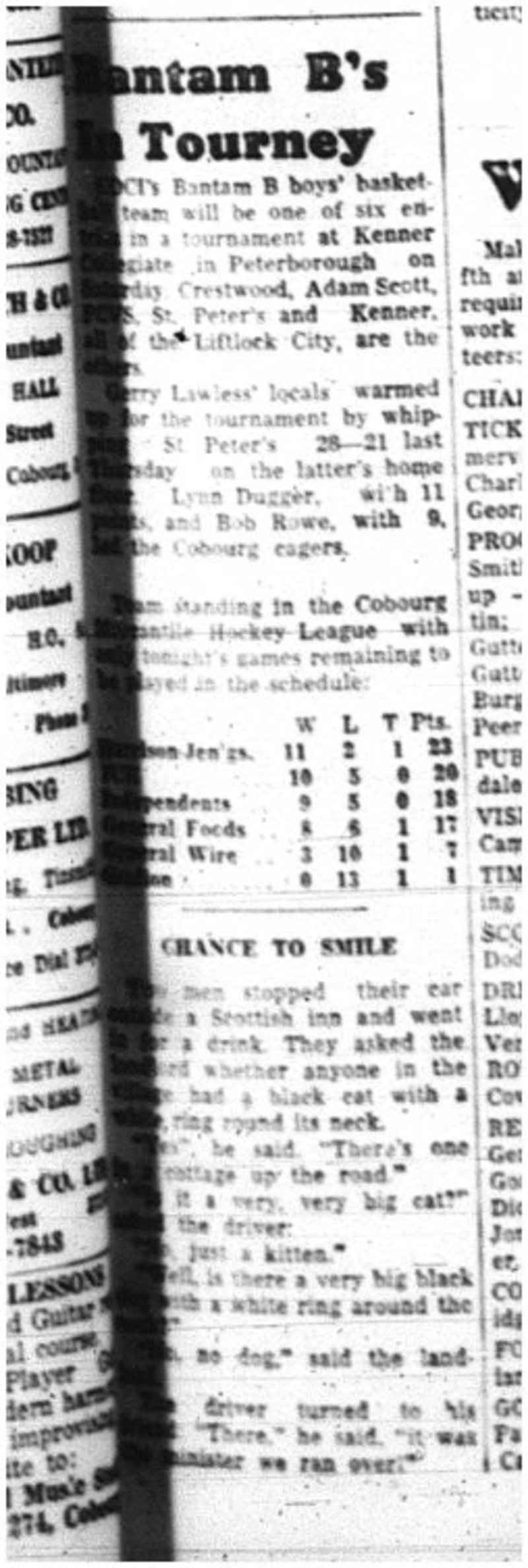 1964-02-26 Hockey -Bantam B tournament