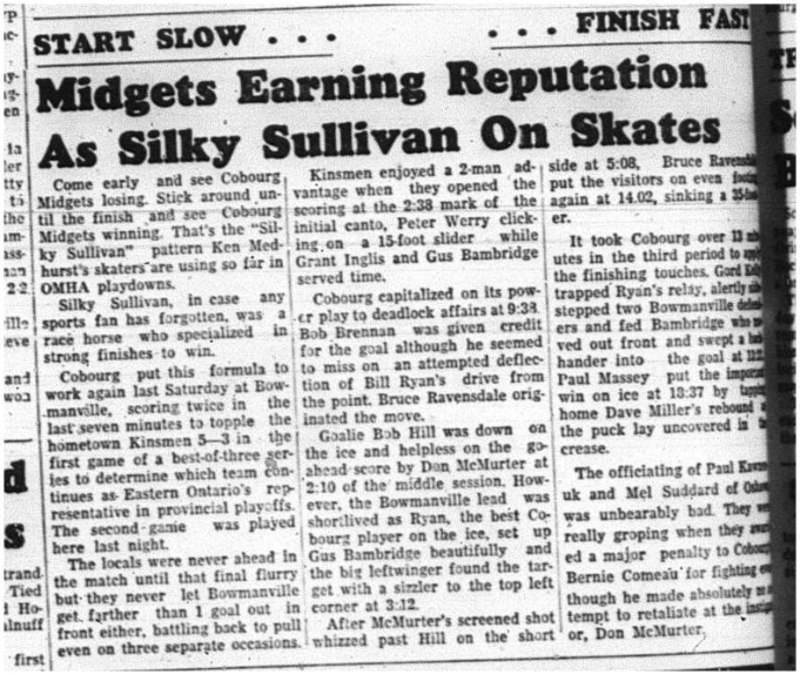 1964-02-26 Hockey -Cobourg Midgets