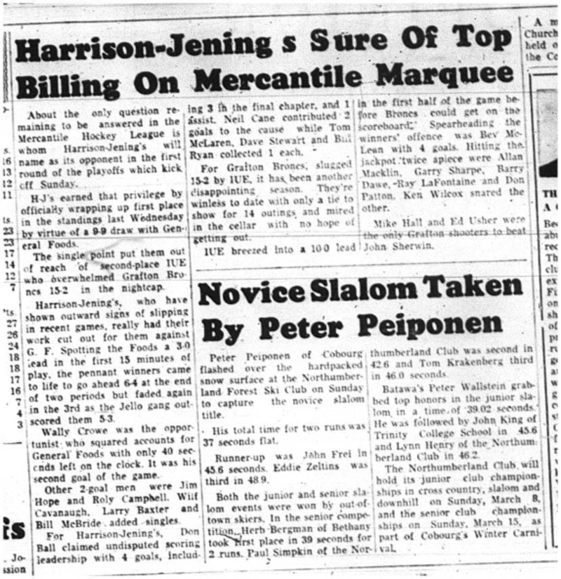 1964-02-26 Hockey -Mercantile Hockey League -Harrison-Jenings
