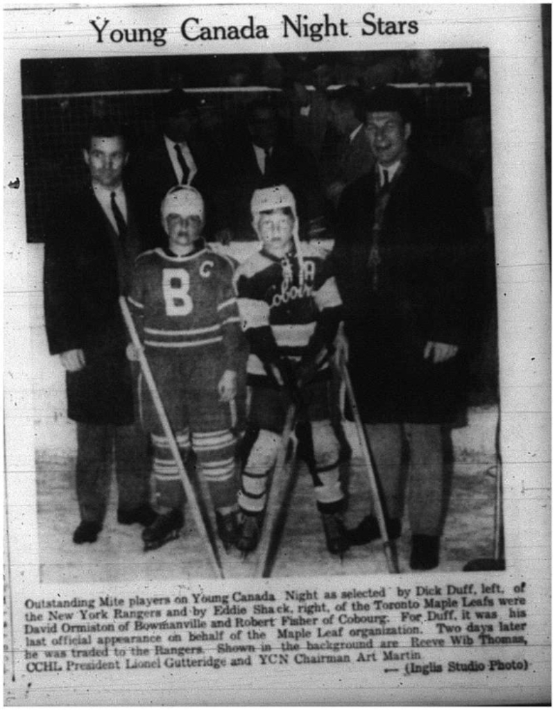 1964-02-26 Hockey -Young Canada Night -CCHL stars