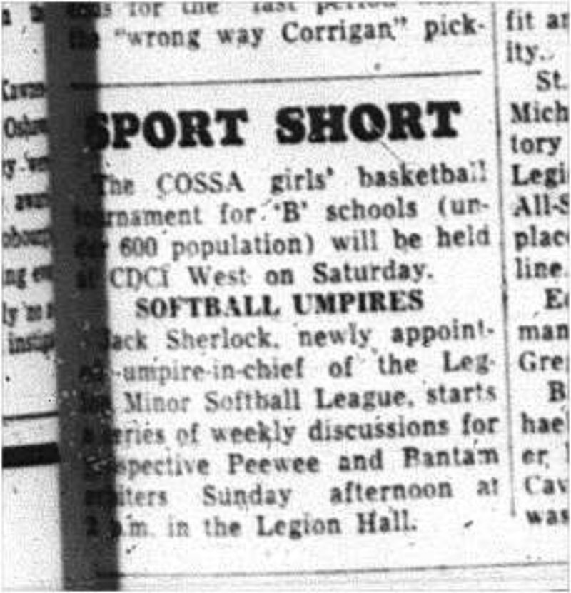 1964-02-26 Sports -Basketball, Softball -Sport Short