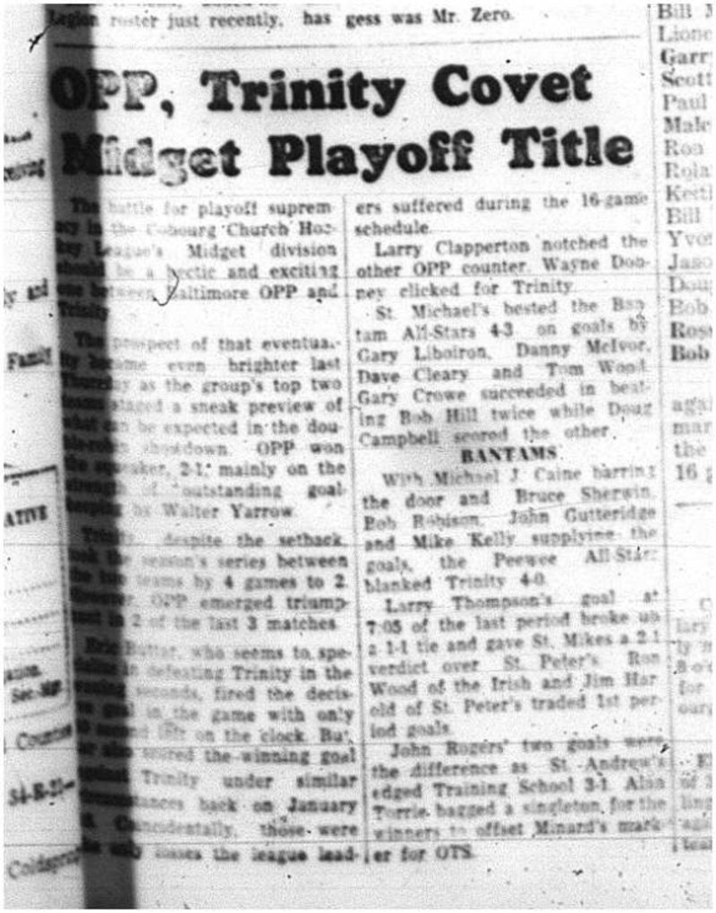 1964-03-04 Hockey -CCHL -Midget Playoff