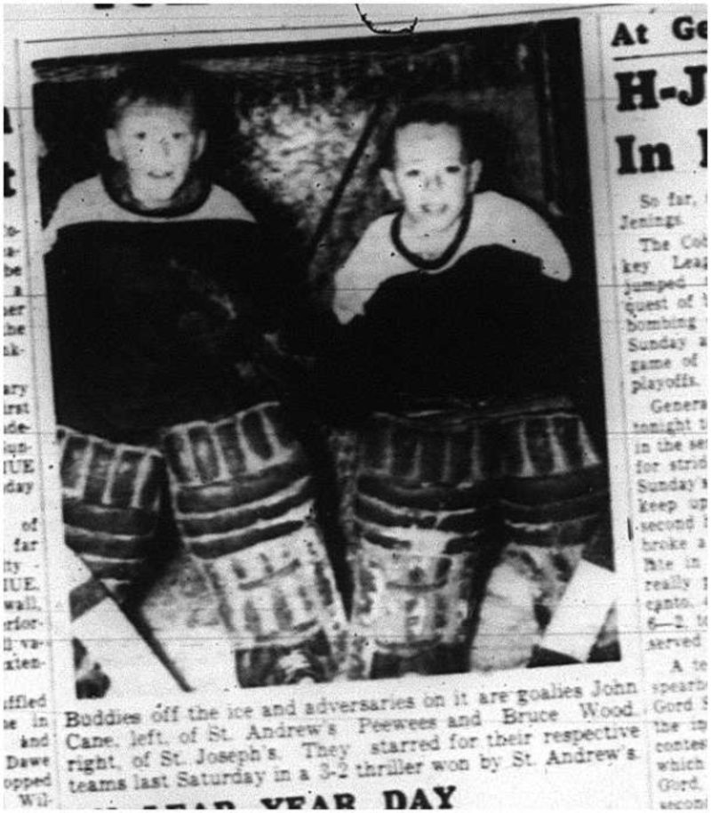 1964-03-04 Hockey -John Cane -Bruce Wood -CCHL