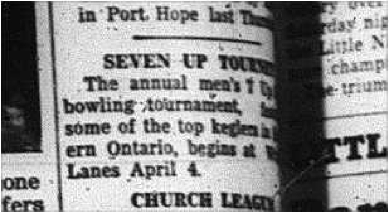1964-03-11 Bowling -Seven Up Tournament