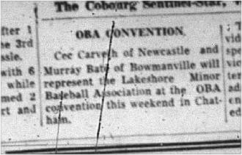 1964-03-18 Baseball -Lakeshore Minor Baseball Association