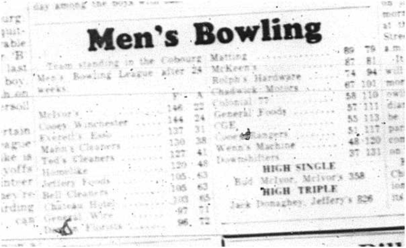 1964-03-18 Bowling -Men_s Bowling League
