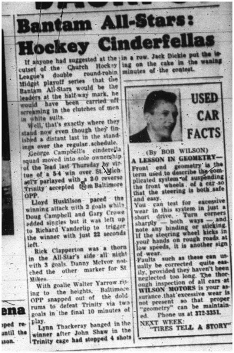 1964-03-25 Hockey -Bantam All-Stars