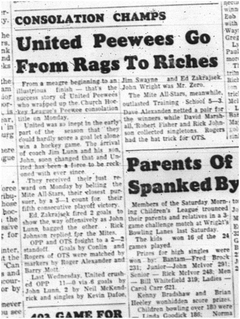 1964-04-01 Hockey -United Peewees