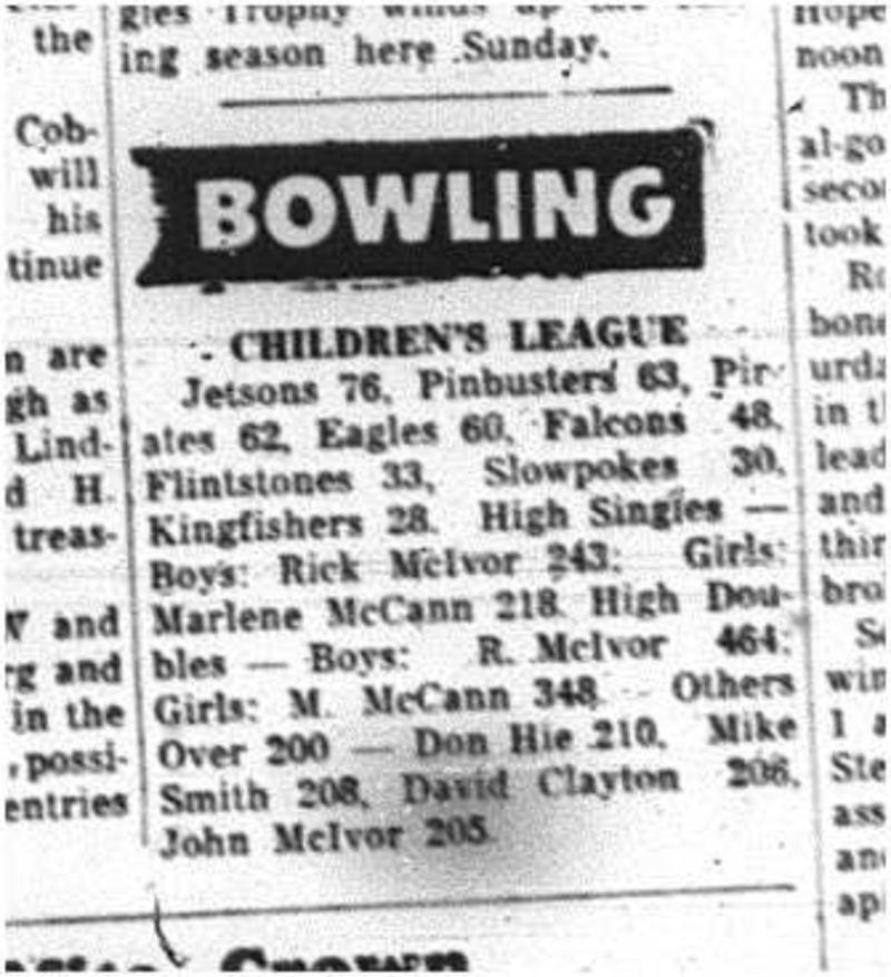1964-04-08 Bowling -Childrens League