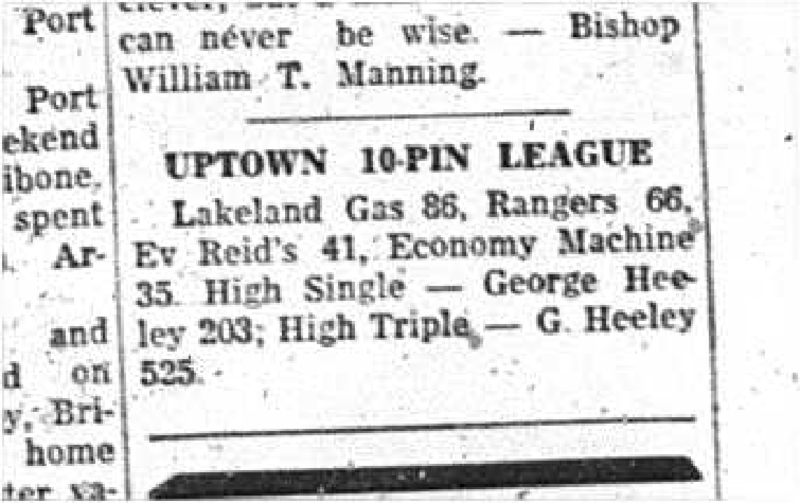 1964-04-08 Bowling -Uptown 10-pin League