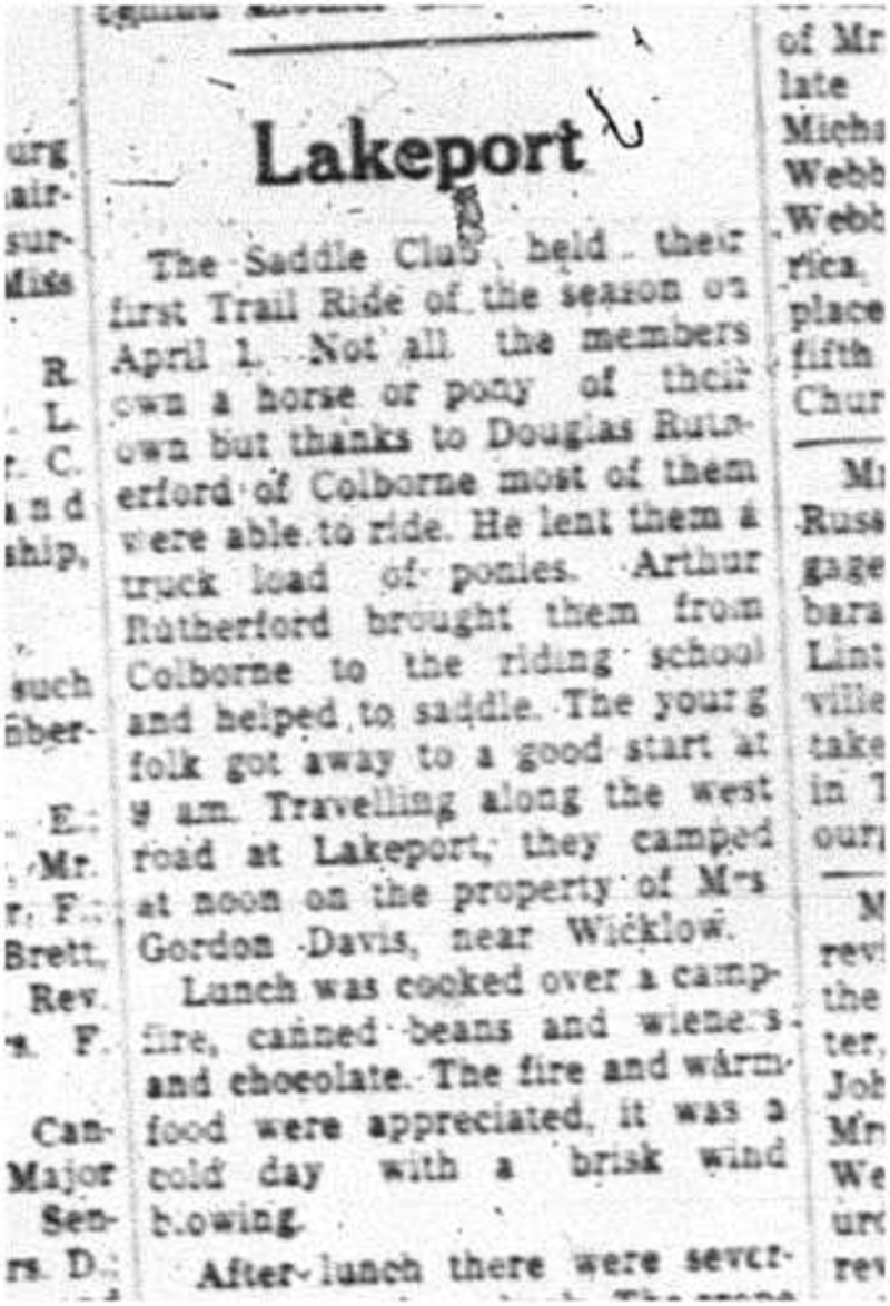1964-04-08 Horses -Riding -The Saddle Club