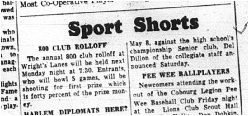 1964-04-22 Bowling - Mixed - Annual 800 club rolloff - Sport Shorts