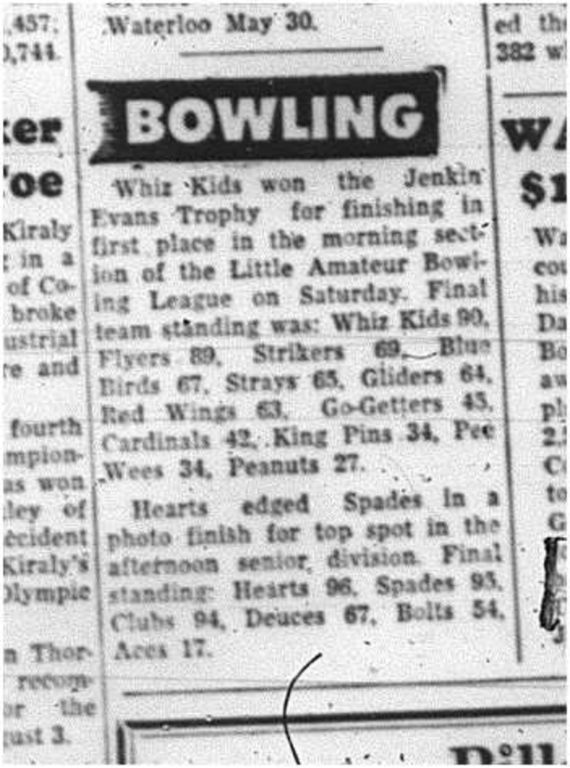 1964-04-22 Bowling -Little Amateur League