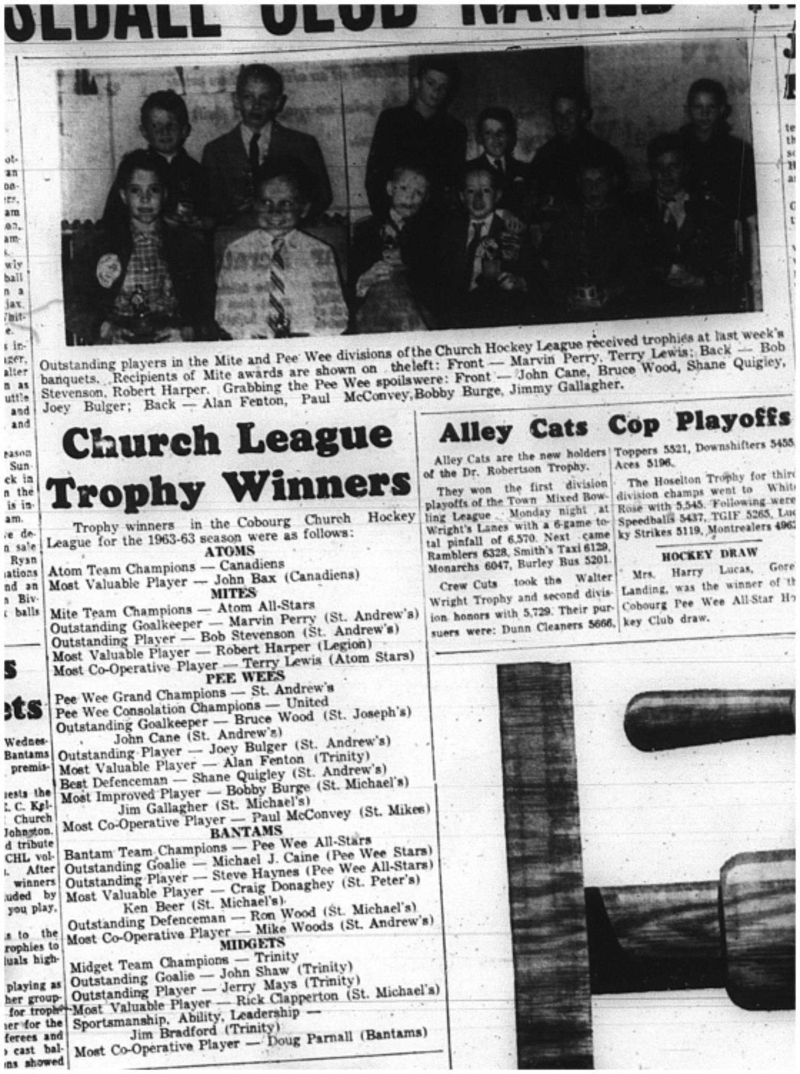1964-04-22 Hockey - Boys - CCHL - Trophy Winners - Picture