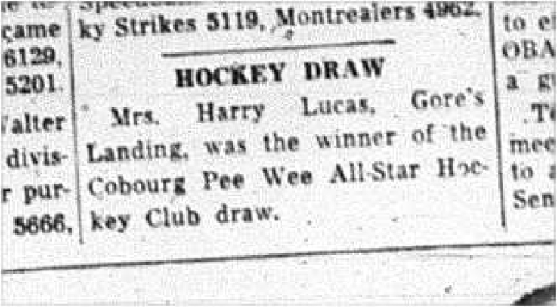 1964-04-22 Hockey - Boys - Cobourg Peewee All-Star Hockey Club - Draw