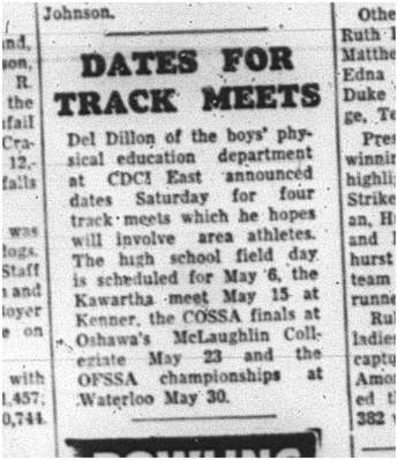1964-04-22 School -Track and Field -CDCI East -Track Meets